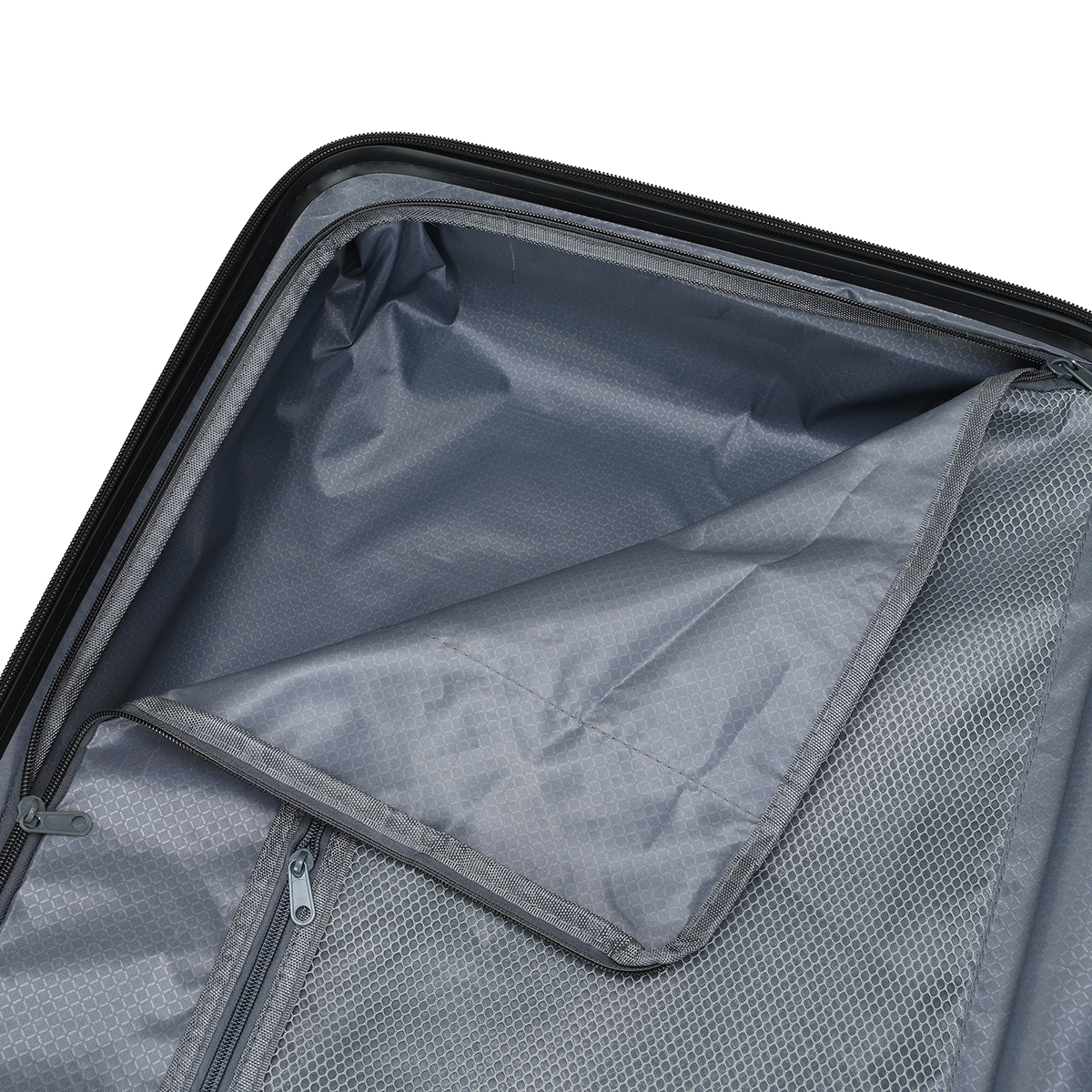 20”24”28” Pp Luggage Set With Front Opening Pocket And Computer Compartment Zipper Luggage Set