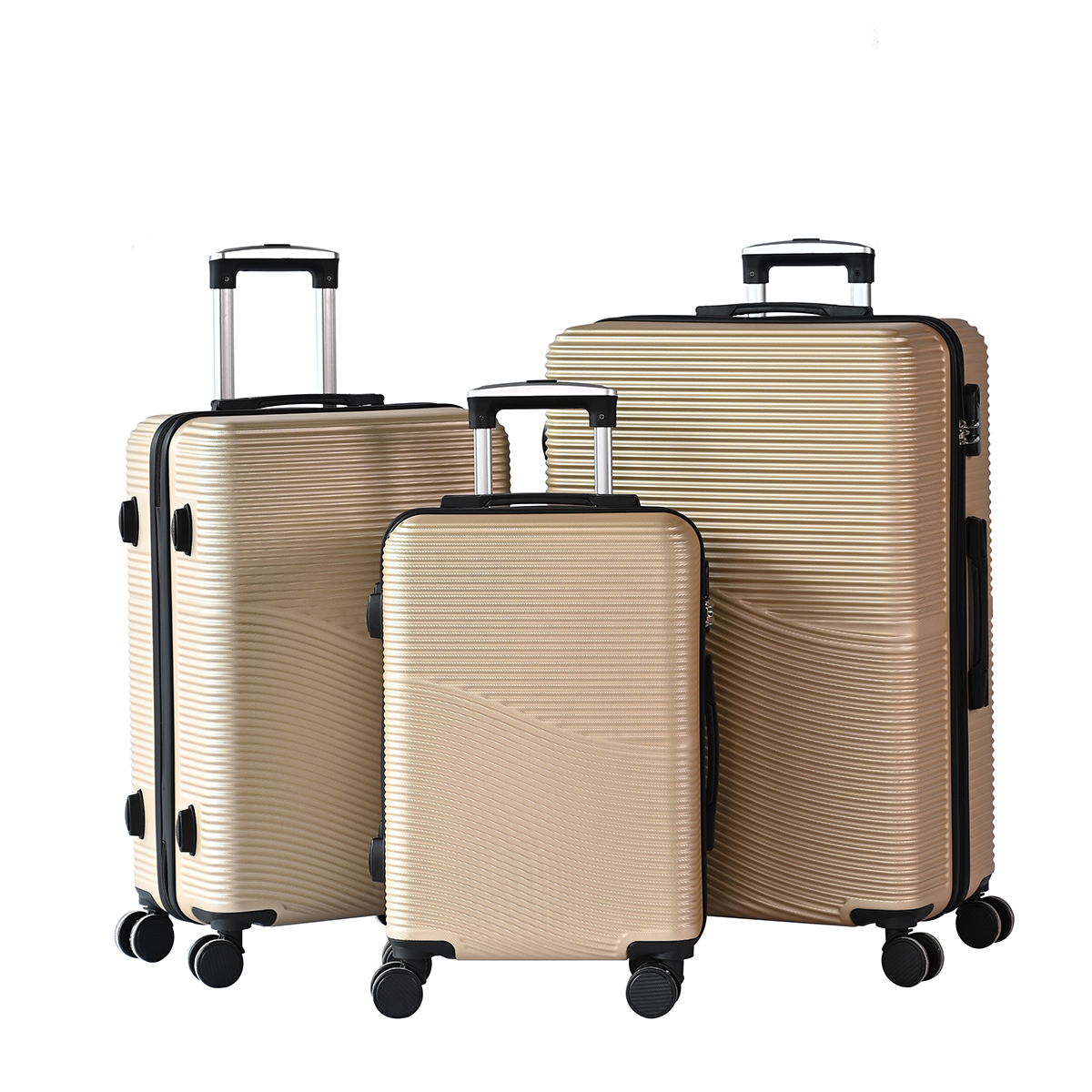 Chinese factory luxury luggage set, soft pull rod bag, waterproof luggage set