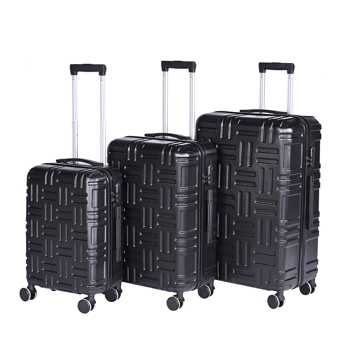 Made in China designer luggage 20 24 28 inch ABS luggage custom luggage