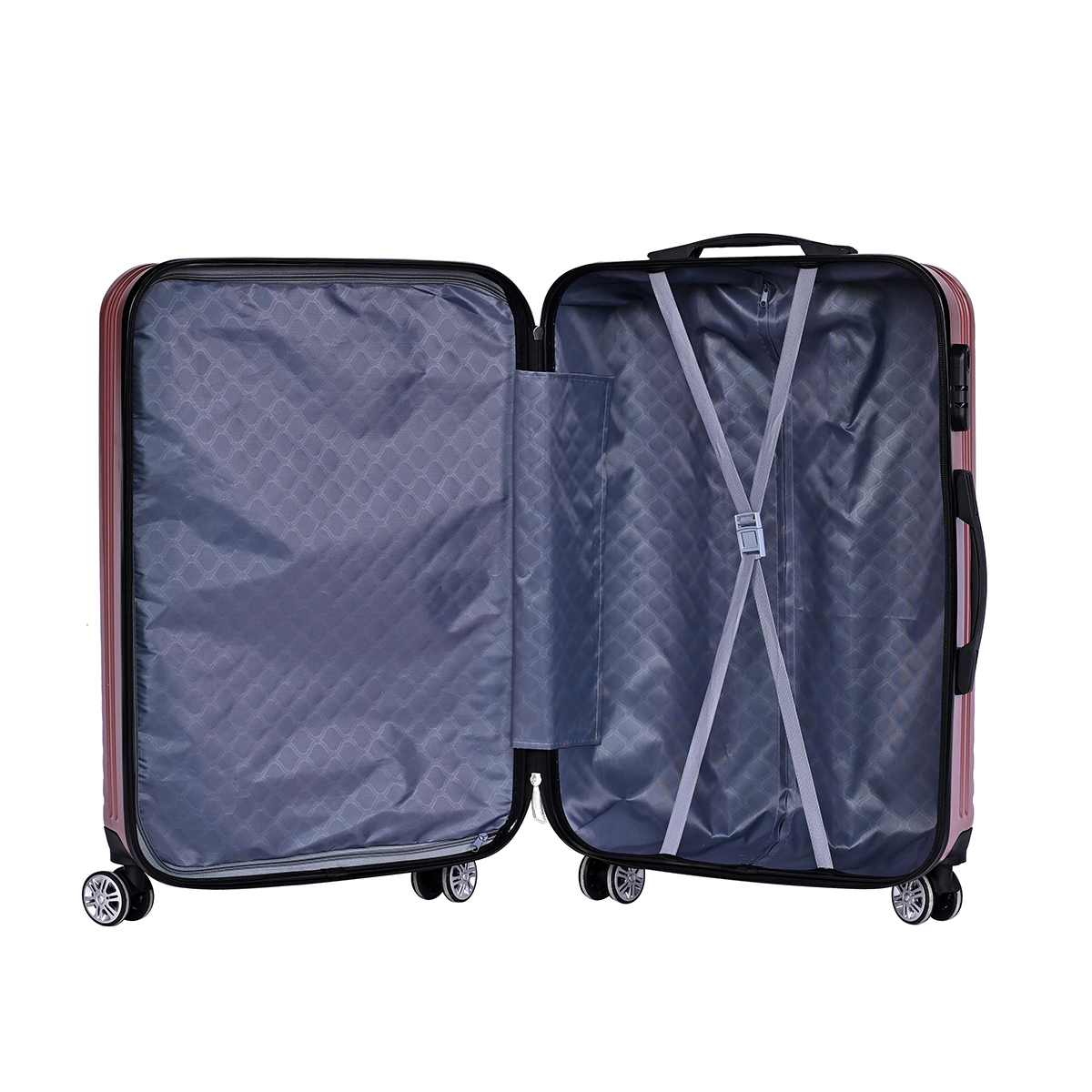 28 inch large capacity luggage | ABS+PVC material | Suitable for long-distance travel | Reinforced anti-collision design | Extra large space