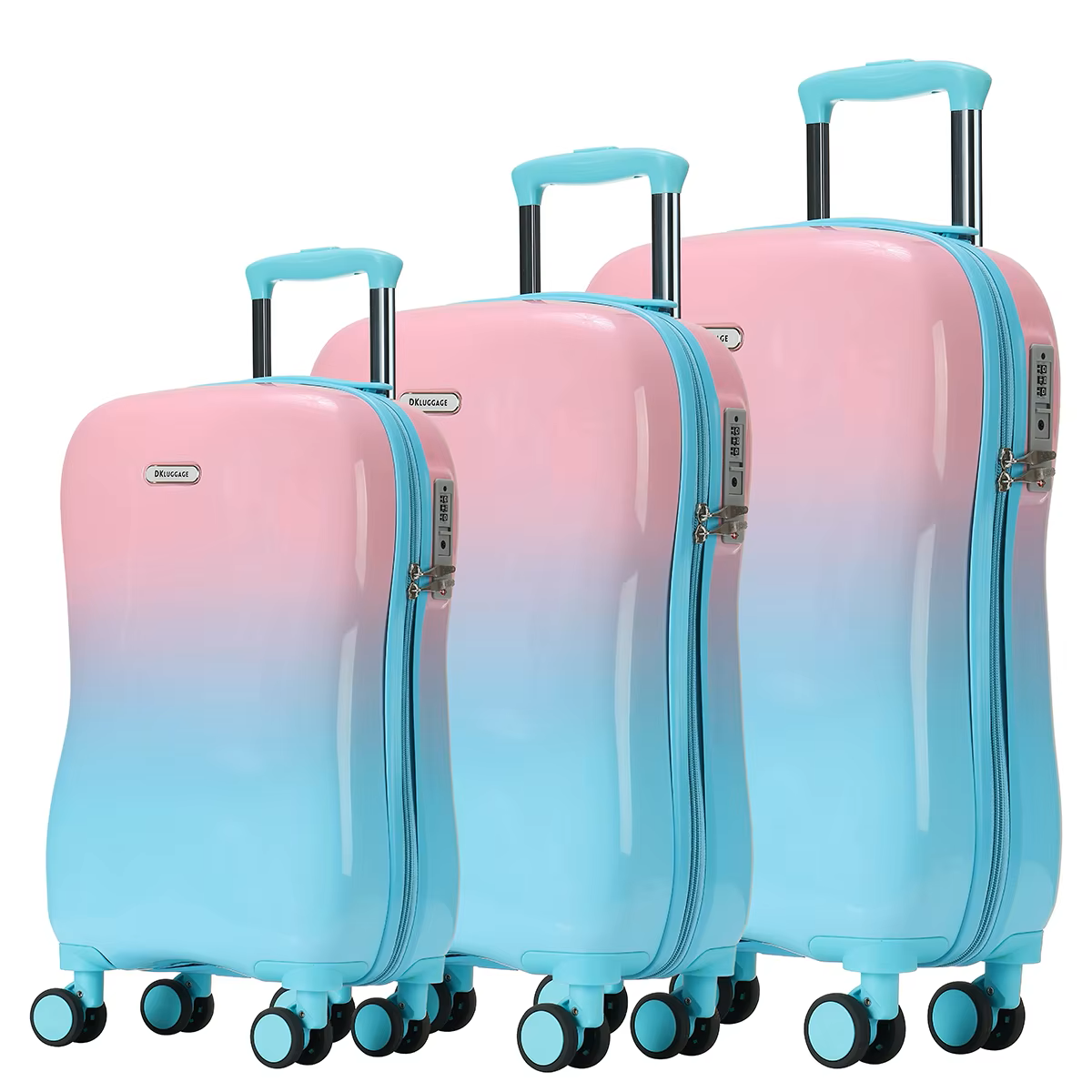 Newly designed children’s mini suitcase | PC+ABS material | TSA lock security | Customized logo personalized service