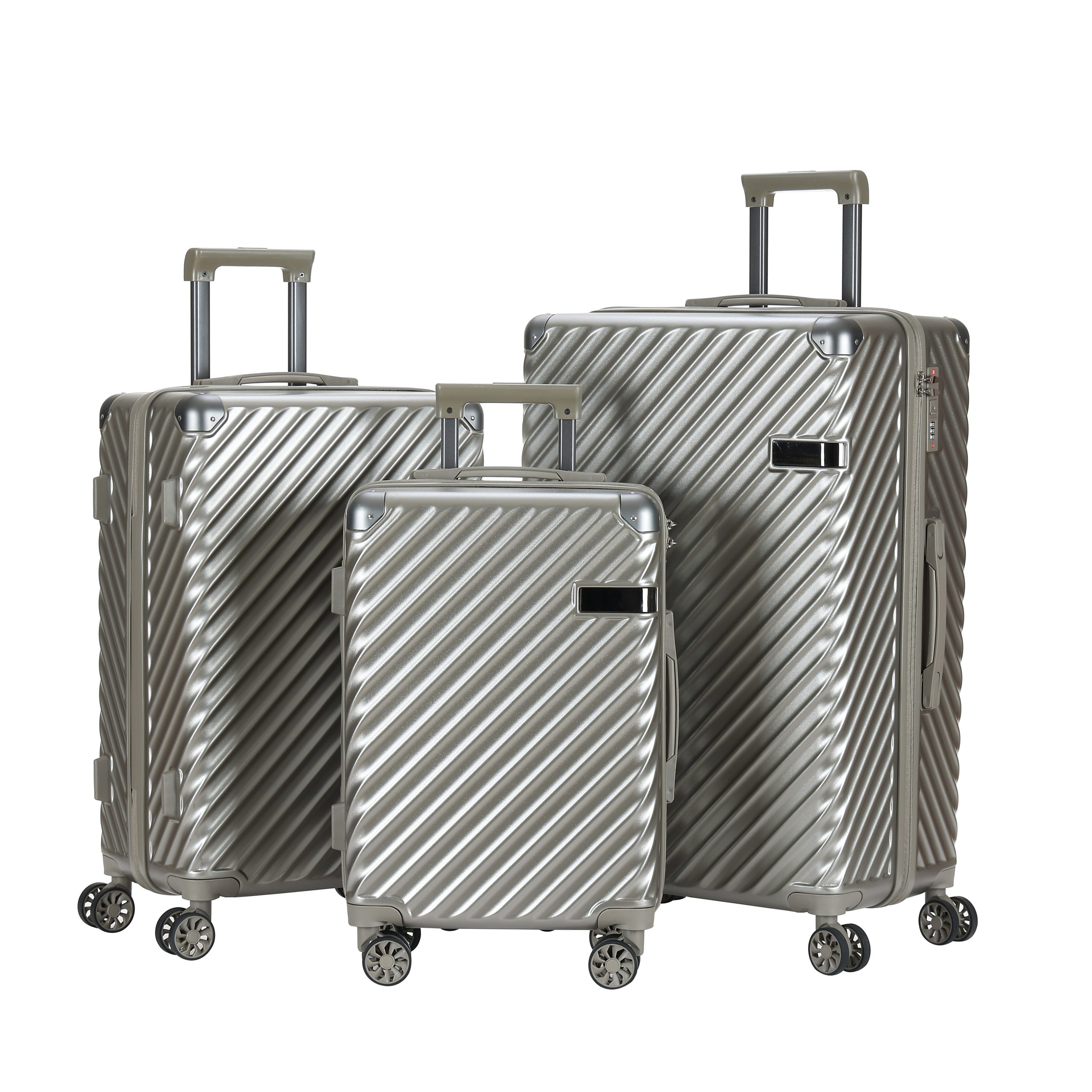 24 inch durable luggage | Comfortable silent wheels | Lightweight and expandable design | [Shock resistant/waterproof] | [Suitable for short/long distance] travel
