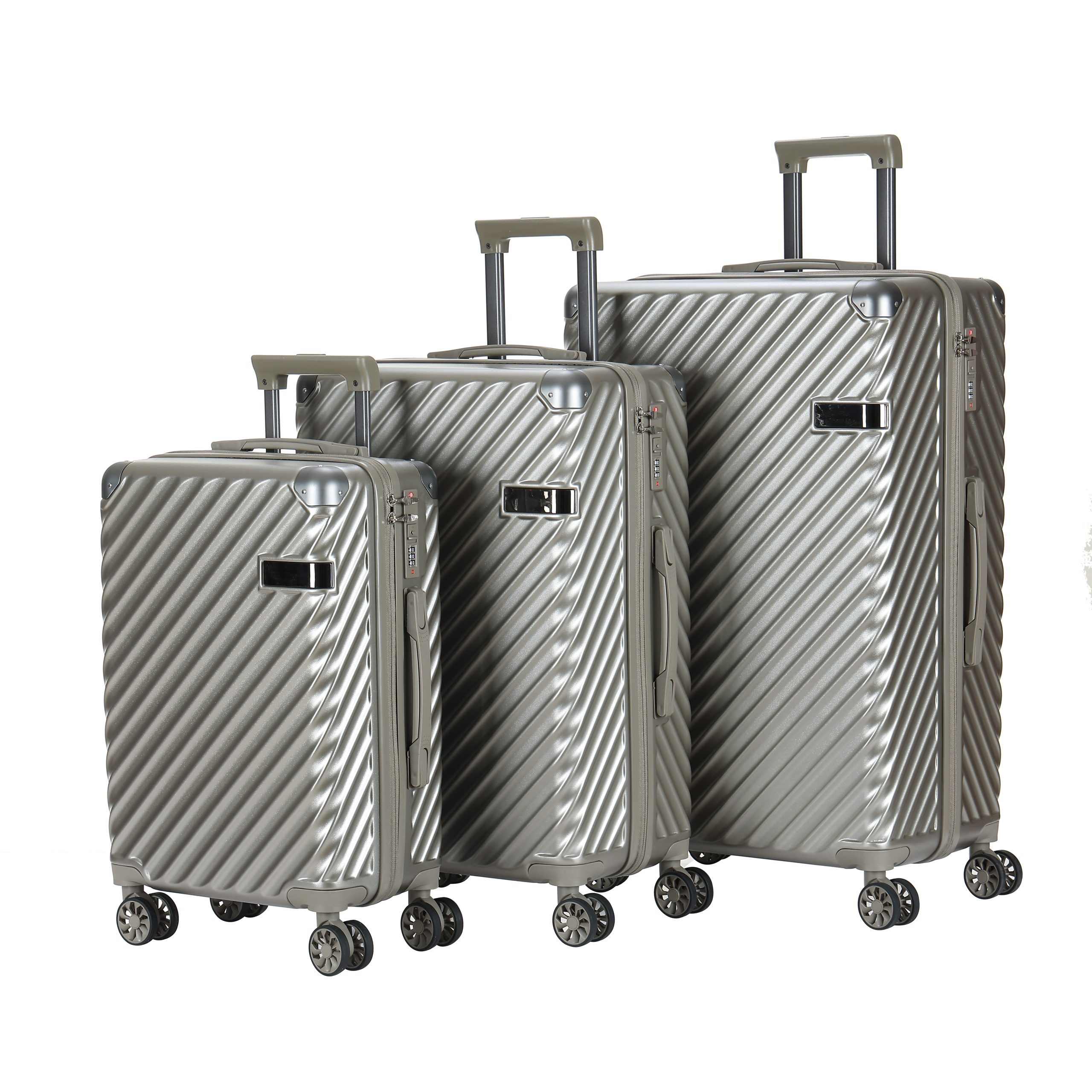 24 inch durable luggage | Comfortable silent wheels | Lightweight and expandable design | [Shock resistant/waterproof] | [Suitable for short/long distance] travel
