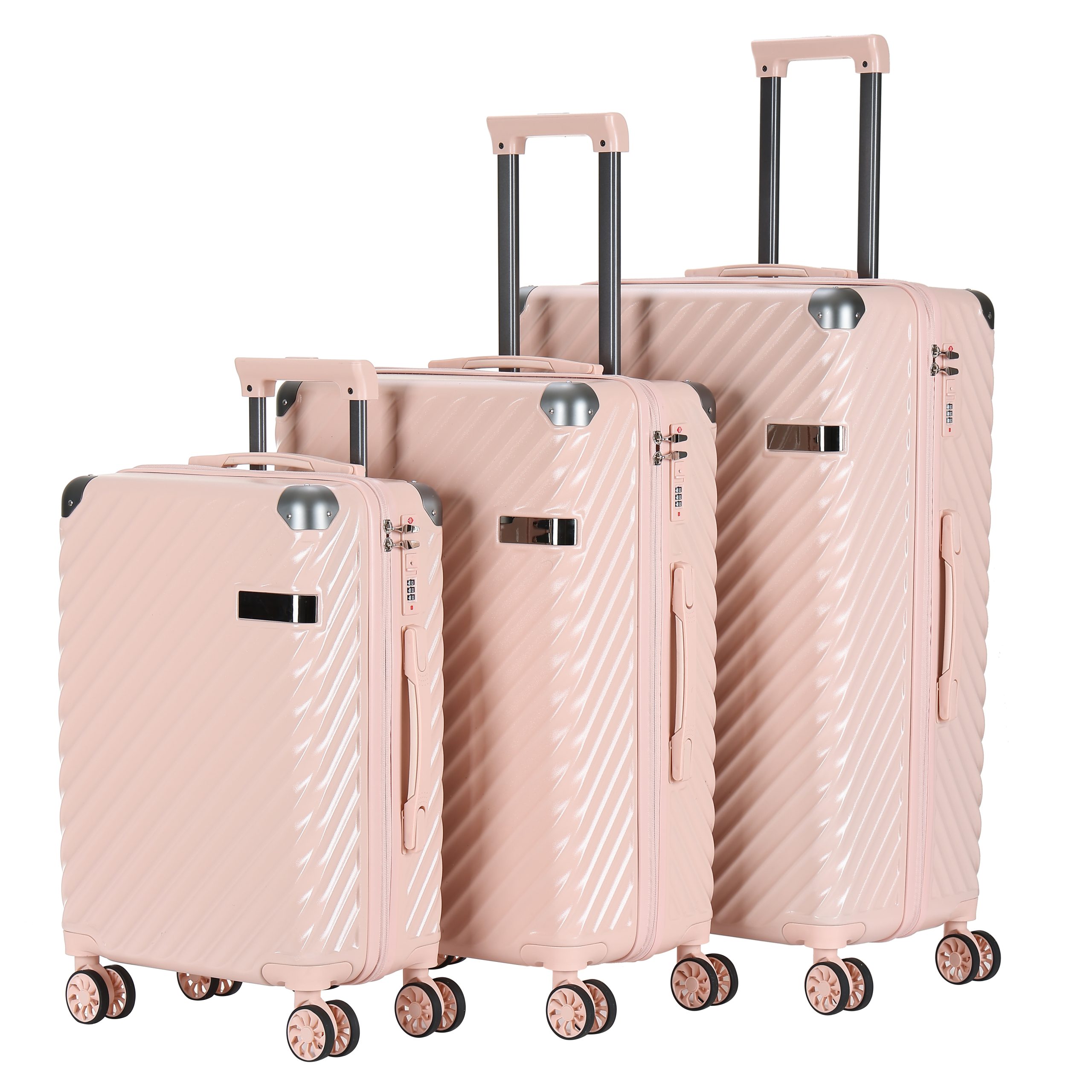 24 inch durable luggage | Comfortable silent wheels | Lightweight and expandable design | [Shock resistant/waterproof] | [Suitable for short/long distance] travel