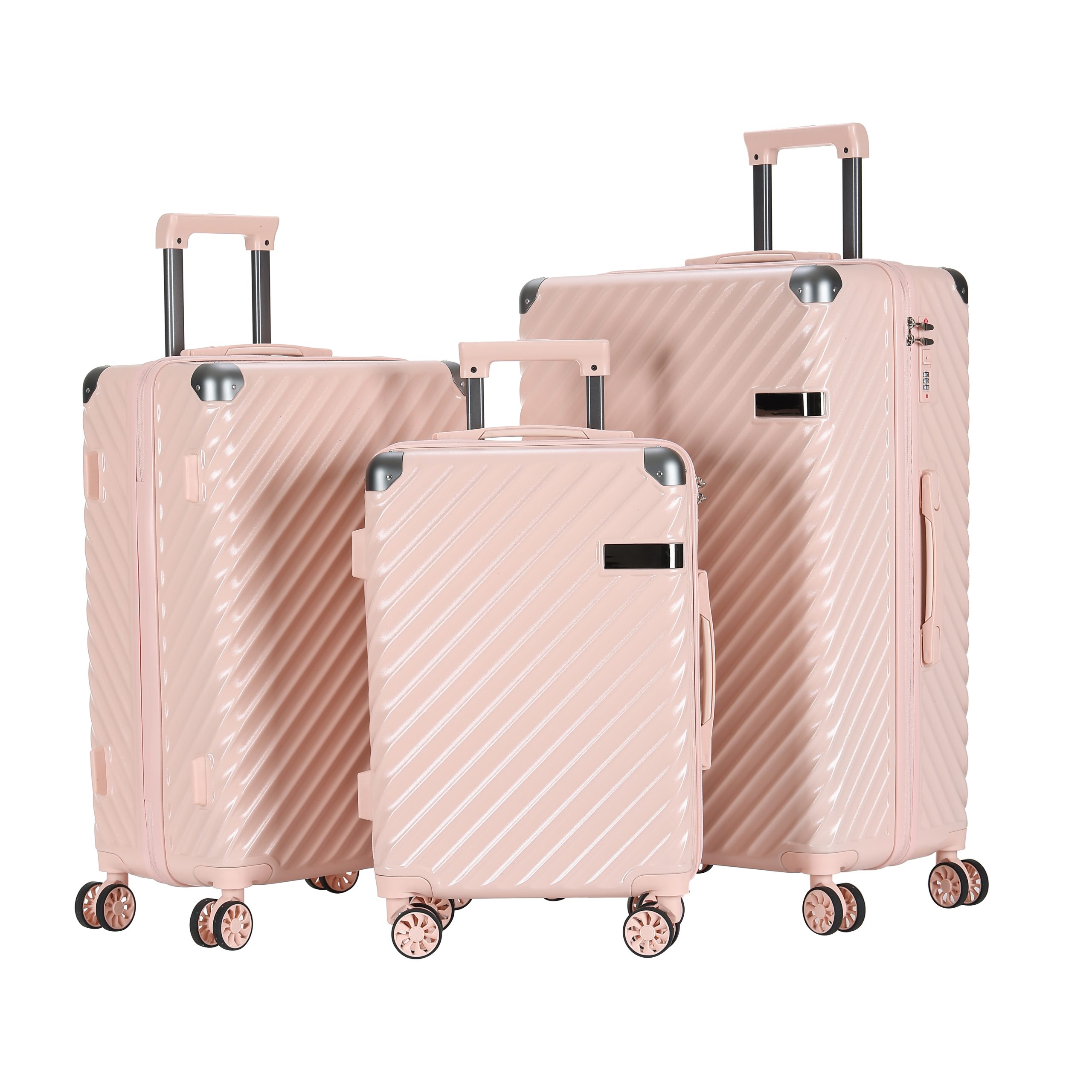 24 inch durable luggage | Comfortable silent wheels | Lightweight and expandable design | [Shock resistant/waterproof] | [Suitable for short/long distance] travel