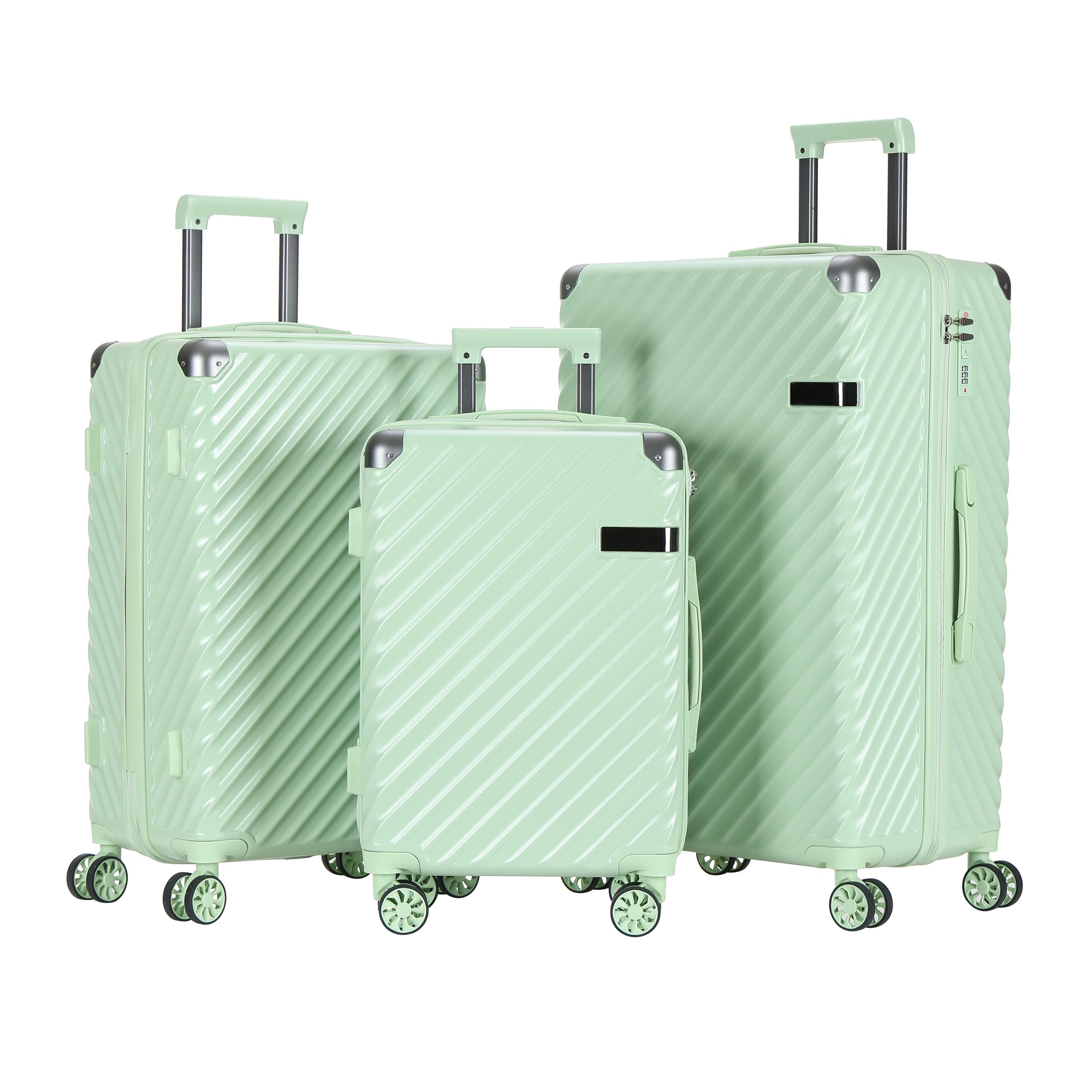 24 inch durable luggage | Comfortable silent wheels | Lightweight and expandable design | [Shock resistant/waterproof] | [Suitable for short/long distance] travel