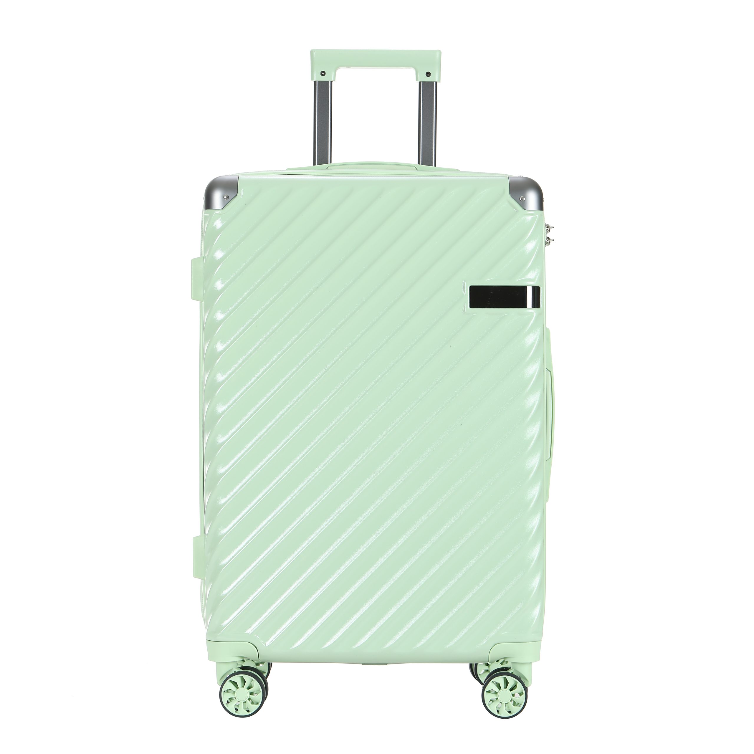 24 inch durable luggage | Comfortable silent wheels | Lightweight and expandable design | [Shock resistant/waterproof] | [Suitable for short/long distance] travel