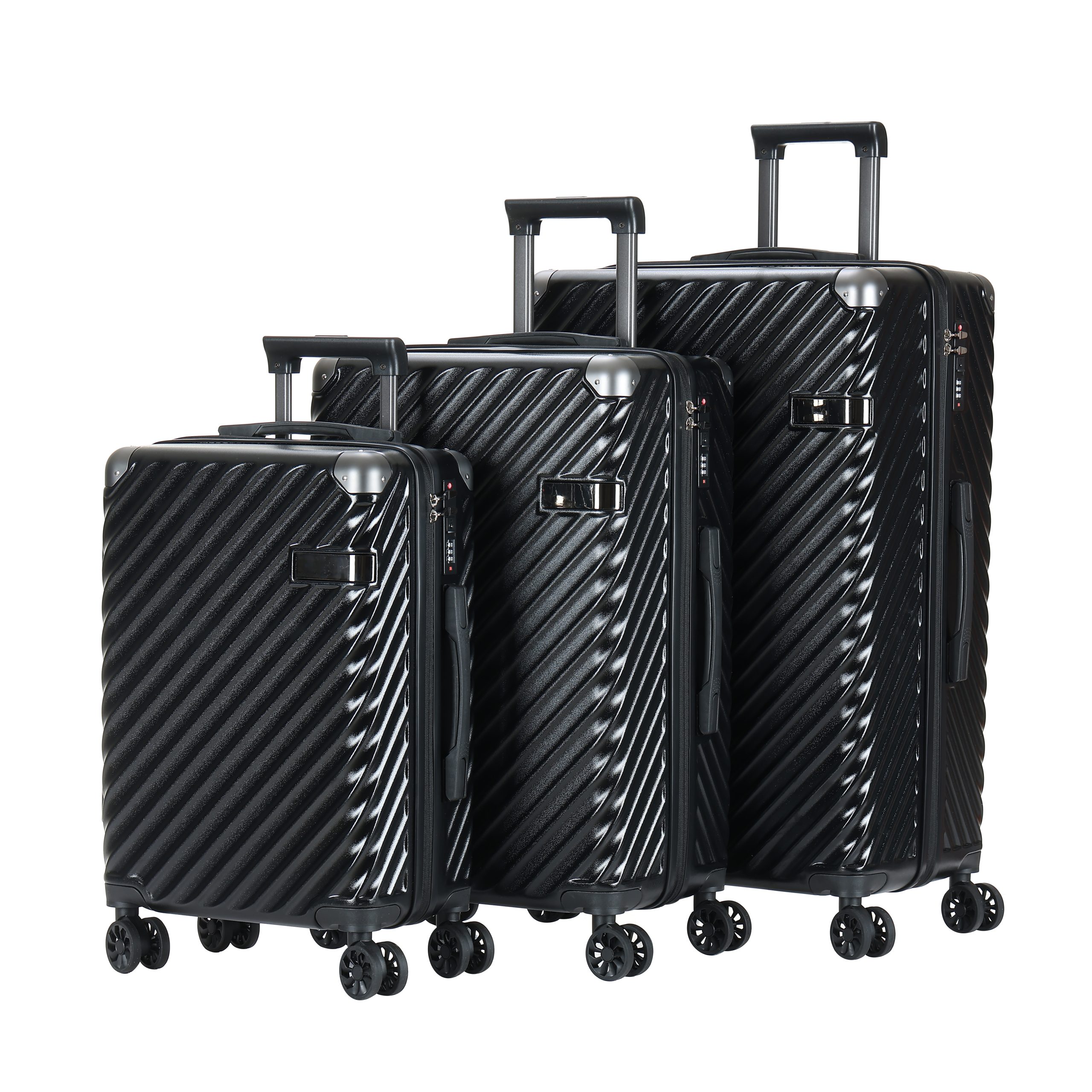 24 inch durable luggage | Comfortable silent wheels | Lightweight and expandable design | [Shock resistant/waterproof] | [Suitable for short/long distance] travel