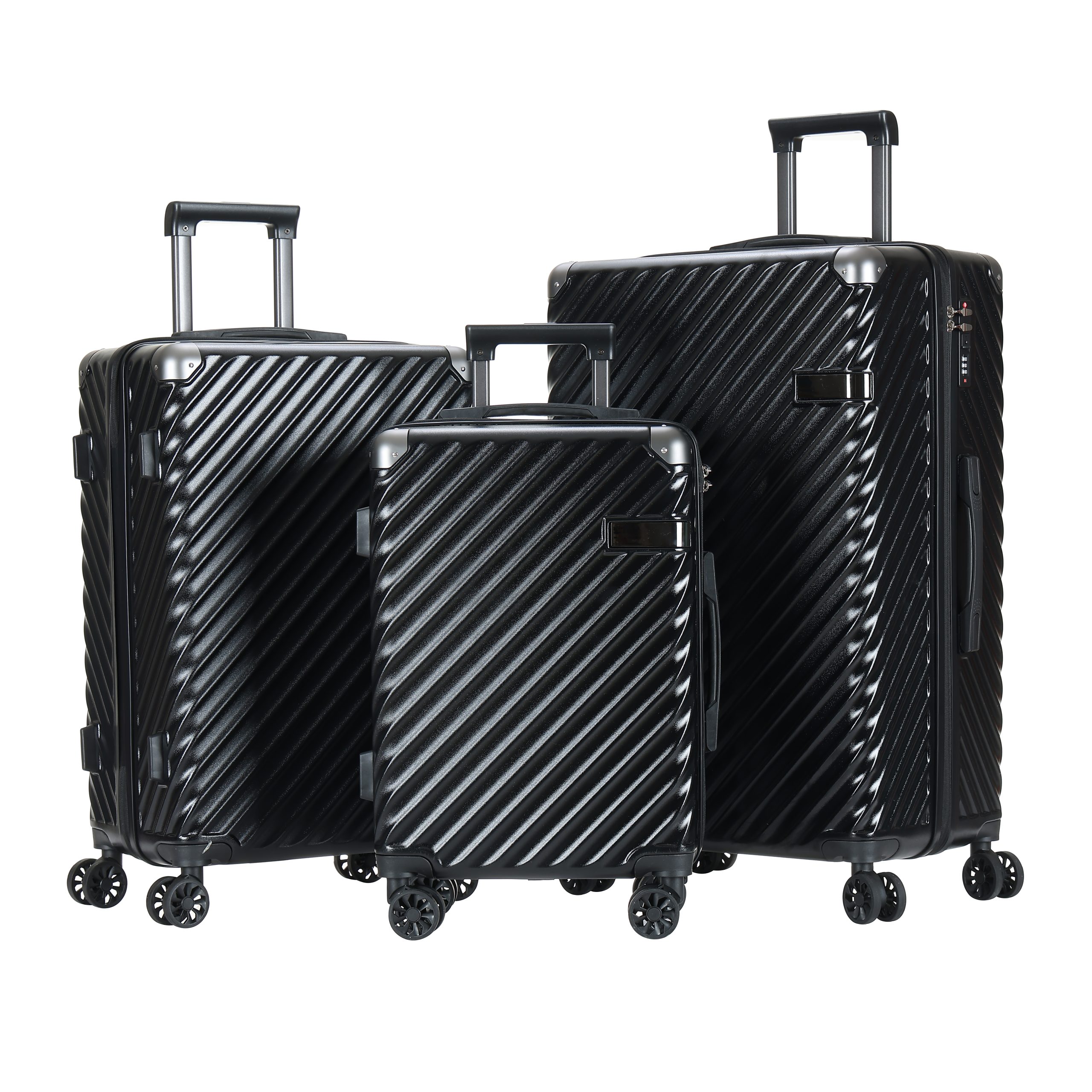 24 inch durable luggage | Comfortable silent wheels | Lightweight and expandable design | [Shock resistant/waterproof] | [Suitable for short/long distance] travel