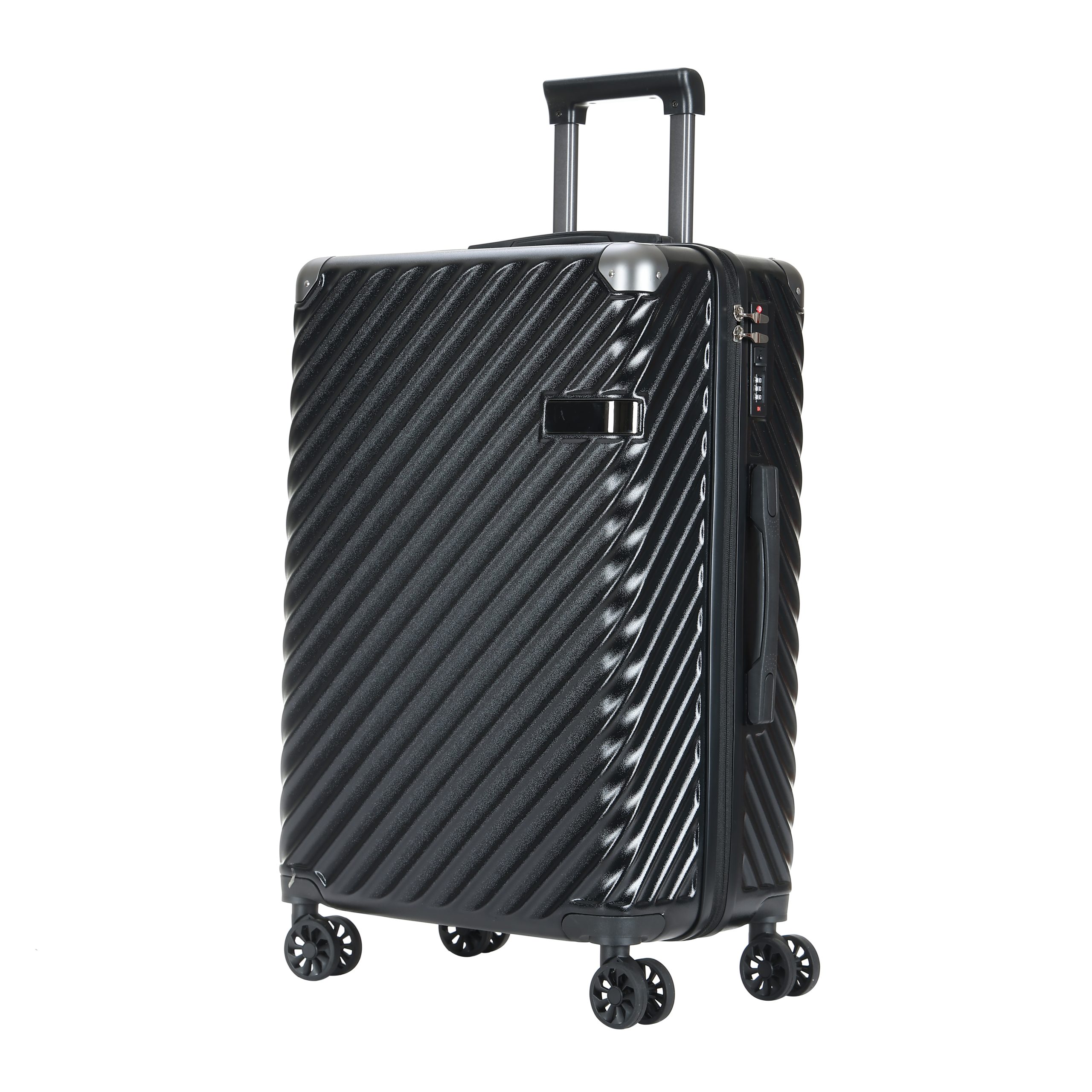 24 inch durable luggage | Comfortable silent wheels | Lightweight and expandable design | [Shock resistant/waterproof] | [Suitable for short/long distance] travel