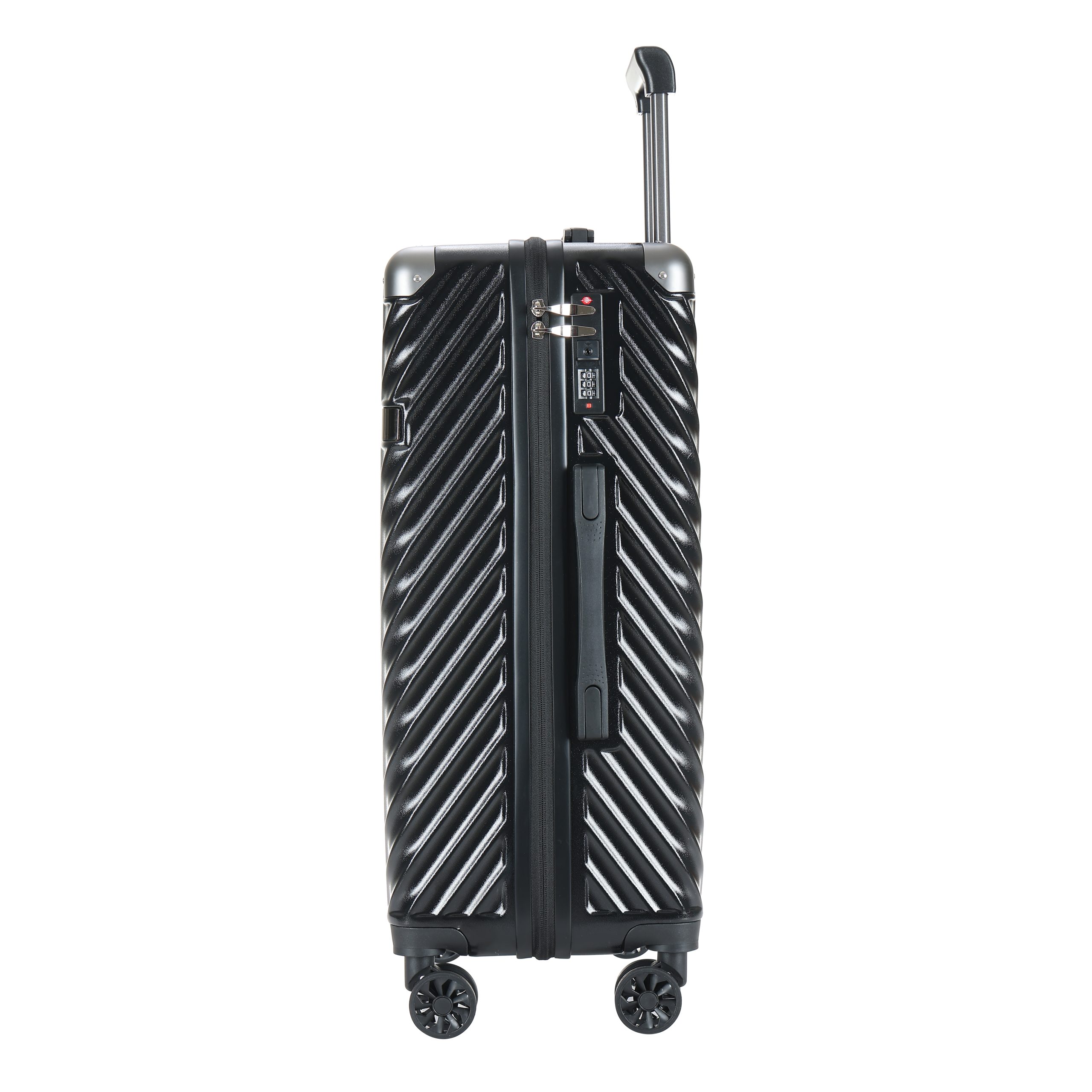 24 inch durable luggage | Comfortable silent wheels | Lightweight and expandable design | [Shock resistant/waterproof] | [Suitable for short/long distance] travel